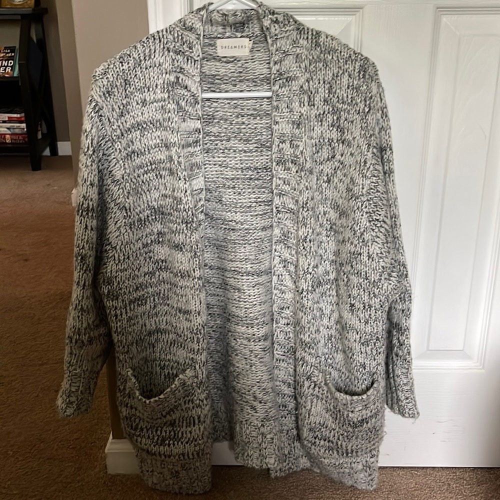 Thick, sweater cardigan. Dreamers brand from Pacsun. M/L women’s.